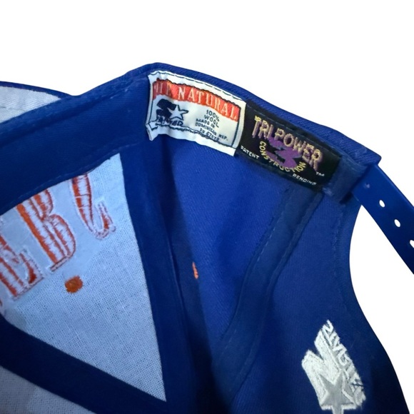 Vtg 1990s Starter New York Islanders NHL Hockey Tri Power Snapback Cap Hat - Picture 5 of 6